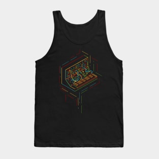 Multicolor Modular Synthesizer Tank Top